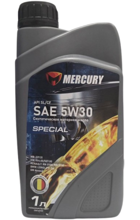 Շարժիչի յուղ «Մերկուրի» SAE 5W-30 Special, 1լ