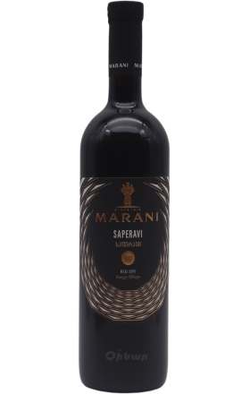 Գինի «Saperavi» կարմիր չոր 750մլ