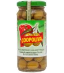 Ձիթապտուղ կանաչ՝ պղպեղով «Coopoliva» 235գ 