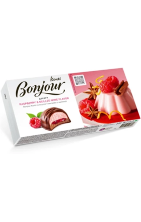 Աղանդեր ազնվամորու և Գլինտվեյնի համով «Bonjour Konti» 232գ