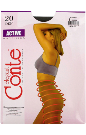 Զուգագուլպա «Conte Elegant Active 20 Den N3» Ստվերագույն 