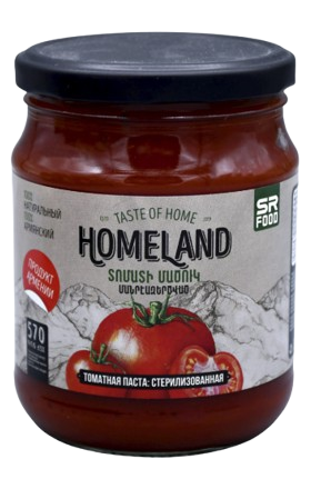 Tomato paste "Homeland" 570g