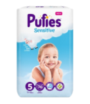 Подгузники "Pufies Sensitive" N5 11-16кг 76шт