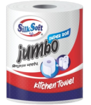 Թղթե սրբիչ «Silk Soft» Ջամբո, երկշերտ 1հատ