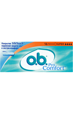 Тампоны "O.b. Pro Comfort Silk Touch Super" 16шт