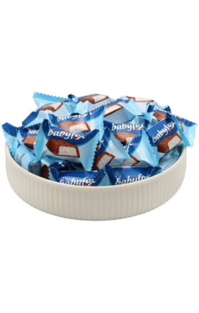 Шок. конфеты Babyfox с мол.начинкой кг