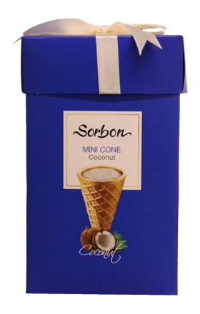 Вафельные мини-рожки "Сорбонна" с кокосом, 200 г