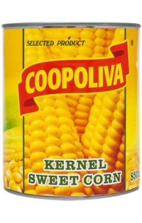 Եգիպտացորեն «Coopoliva» 850գ 