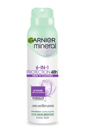 Дезодорант Garnier минеральный, весенняя свежесть 150 мл