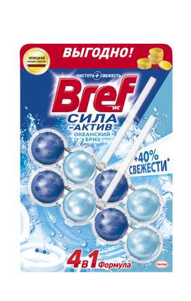 Средство чистящее для унитаза "Bref" 2шт.