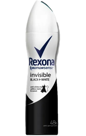 Aнтиперспирант-спрей Rexona Invisible Black and White 150мл  Россия
