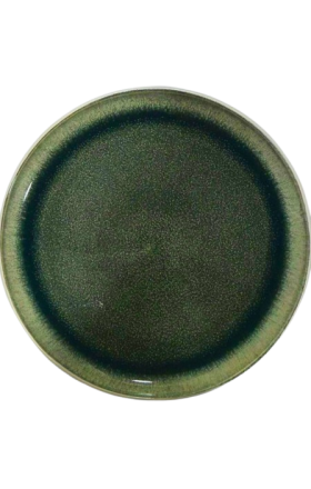 Ափսե, մուգ կանաչ,  26,5սմ, 6հատ, AS-02