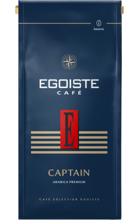 Кофе "Egoiste" Arabica Premium Captain, цельнозерновой, 250 г