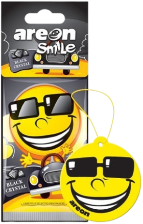 Ավտոմեքենայի թարմացուցիչ "Areon" Smile Black Crystal