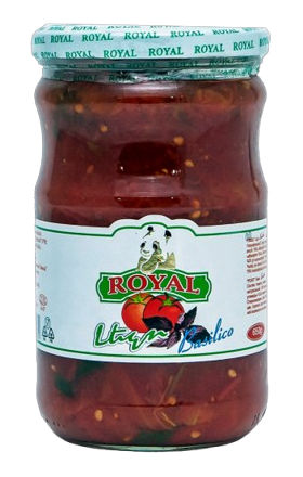 Canned "Royal" lecho basil 650g