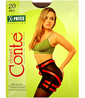 Զուգագուլպա «Conte Elegant X-press 20 Den N5» Բրոնզագույն