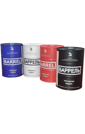 Օղի «Բարրել», մետաղյա տարա 0,7լ