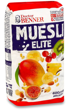 Muesli "Doctor Benner" elite 400g
