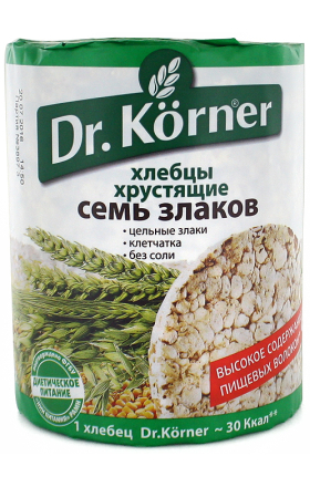 Хлебцы злаковые "Dr. Körner" 100г 