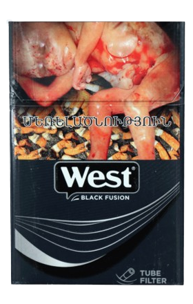 Ծխախոտ «West Active  Fusion Black Slims»