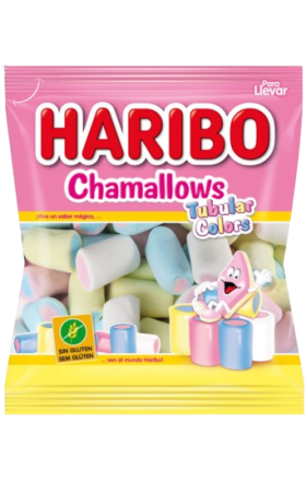 Marshmallows "Haribo" Chamallows, colored rolls 90g