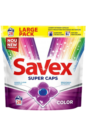 Капсулы для стирки "Savex Color" 28 шт Цветной