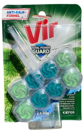 Զուգարանակոնքի հաբեր «Vir» կաղին 2*55գր