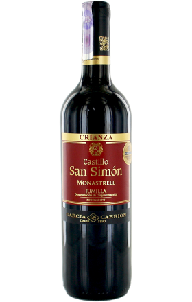 Вино красное "San Simón Castillo Crianza Monastrell Jumilla" 0.75л