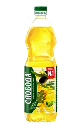 Ձեթ արևածաղկի և ձիթապտղի «Слобода» 1լ 
