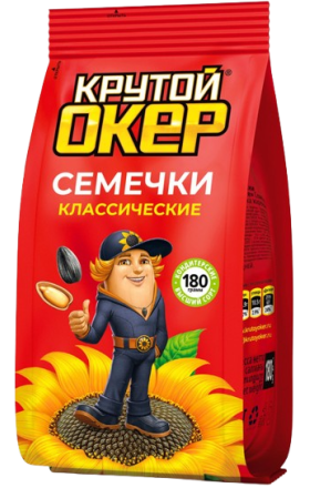 Արևածաղկի սերմեր «Krutoy Oker» 180գ Դասական	