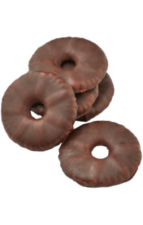 Թխվածքաբլիթ "Դարոյնք" Ծիածան ջնարակապատ կգ