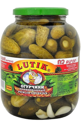 Корнишоны маринованные "Lutik" 1.415г