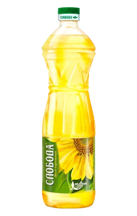 Масло подсолнечное "Слобода" 0.8л