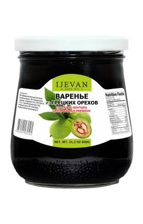 Մուրաբա ընկույզի "Իջևան" 600գ