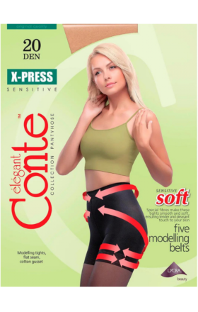 Զուգագուլպա Conte X Press 20դեն Grafit 4