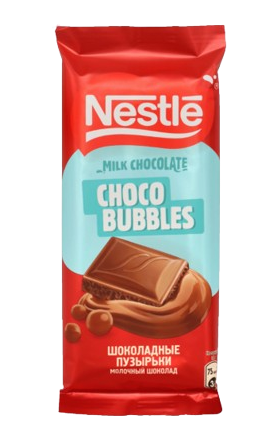 Շոկոլադե սալիկ կաթնային «Nestle» Choco Bubbles 70գ
