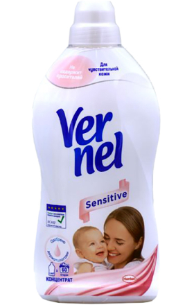 Լվացքի փափկեցնող միջոց «Vernel Sensitive» 1440մլ  	