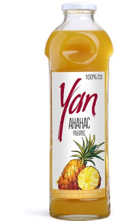 Հյութ «Յան» 0.93լ արքայախնձոր 