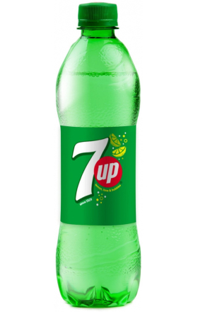 Refreshing carbonated drink "7up" 0.5l 