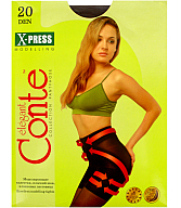 Զուգագուլպա «Conte Elegant X-press 20 Den N3» Ստվերագույն