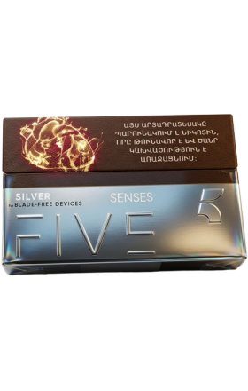 Heated tobacco stick "Five" Silver