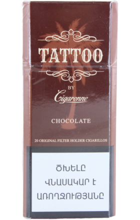 Cigarillo "Cigaronne Tattoo Superslims Chocolate"  	