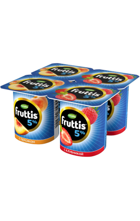 Йогуртовый продукт "Campina Fruttis" 115г, жирность: 5% 