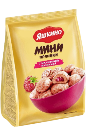 Cookies "Yashkino" with raspberry filling 300g