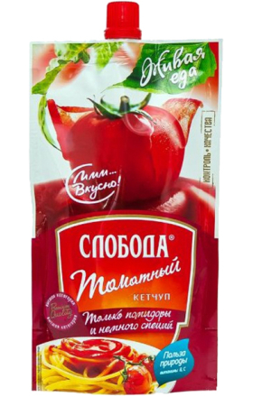 Кетчуп томатный "Слобода" 220г