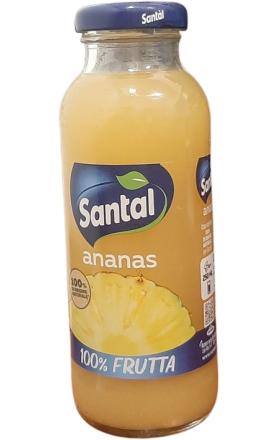 Հյութ «Սանտալ» արքայախնձոր, ապակե տարա 250մլ