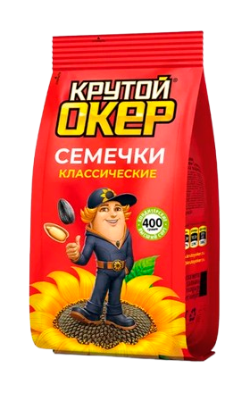 Արևածաղկի սերմեր «Krutoy Oker» Դասական 400գ