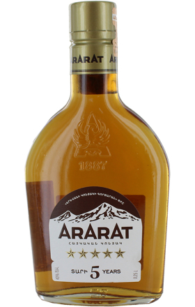 Cognac "Ararat" 5t 0.25l