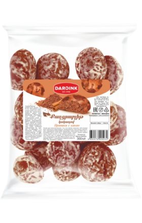 Քաղցրաբլիթ կակաոյով "Դարոյնք" 300գ