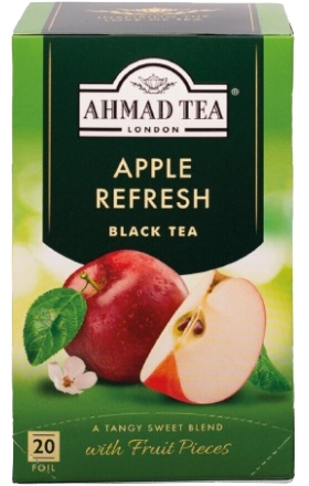Սև թեյ «Ahmad» Խնձորի համով 20հատ
